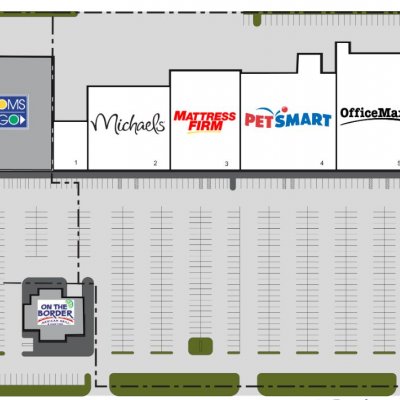 South Plains Plaza plan - map of store locations