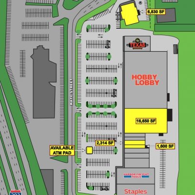 South Willow Shopping Center plan - map of store locations