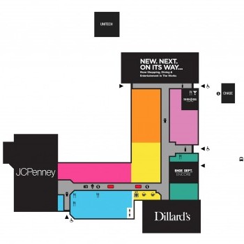 Southland Mall Louisiana plan - map of store locations