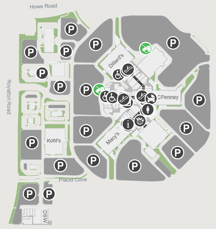 South Park Mall Map Southpark Mall (164 Stores) - Shopping In Strongsville, Ohio Oh 44136 -  Mallscenters
