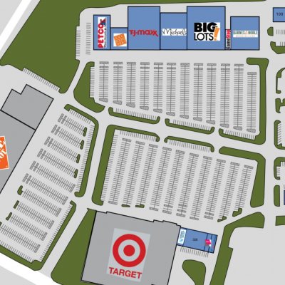 Spradlin Farm Shopping Center plan - map of store locations