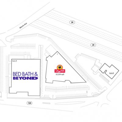 Springfield Place plan - map of store locations