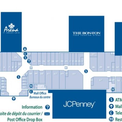 St. Lawrence Centre Mall plan - map of store locations