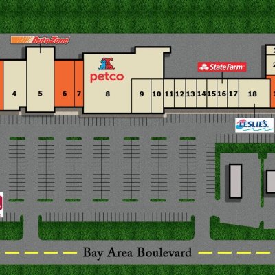 Star Plaza plan - map of store locations