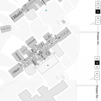 Stonebriar Centre plan - map of store locations
