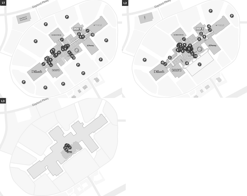 Stonebriar Centre (142 stores) shopping in Frisco, Texas TX 75034 MallsCenters