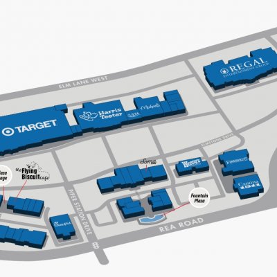 StoneCrest at Piper Glen plan - map of store locations