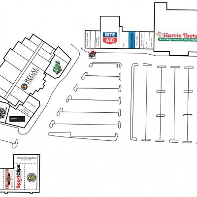 Strawbridge Marketplace plan - map of store locations
