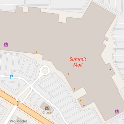 Summit Mall plan - map of store locations
