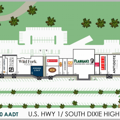 Suniland Shopping Center plan - map of store locations