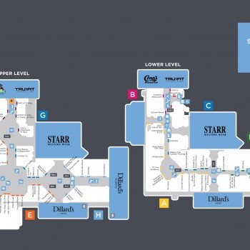 Sunland Park Mall plan - map of store locations