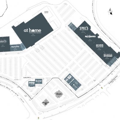 Sunland Towne Centre plan - map of store locations
