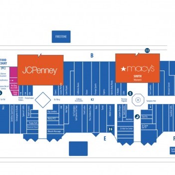 Sunrise Mall plan - map of store locations