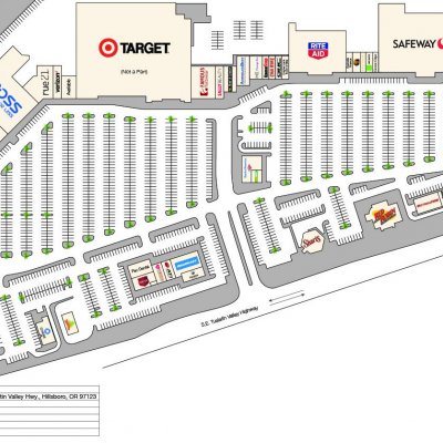 Sunset Esplanade plan - map of store locations