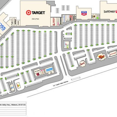 Sunset Esplanade plan - map of store locations