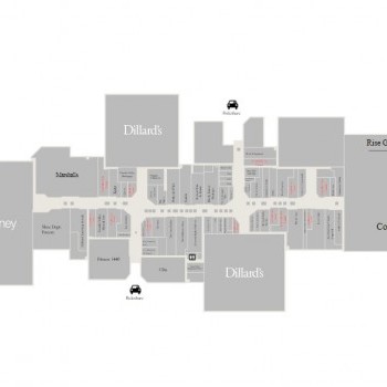 Sunset Mall plan - map of store locations
