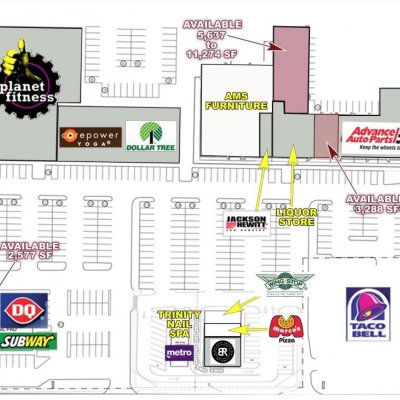 The Belleview Connection plan - map of store locations