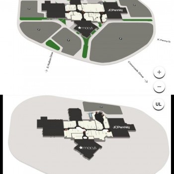 The Crossroads Mall plan - map of store locations