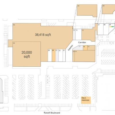 The Davis Collection (University Mall) plan - map of store locations