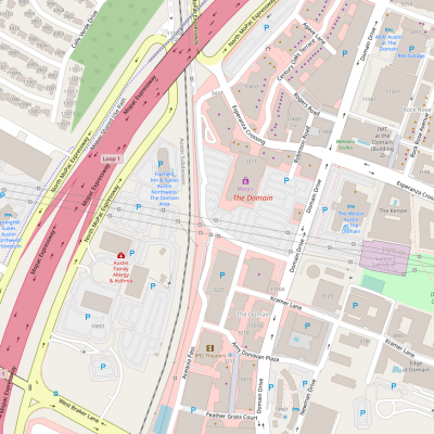 The Domain plan - map of store locations