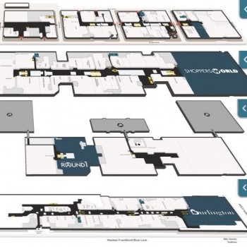 The Gallery at Market East plan - map of store locations