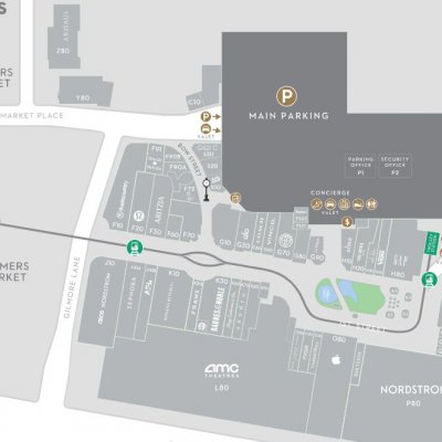 The Grove plan - map of store locations