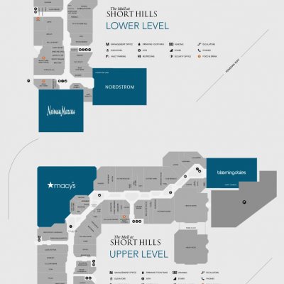 The Mall at Short Hills plan - map of store locations