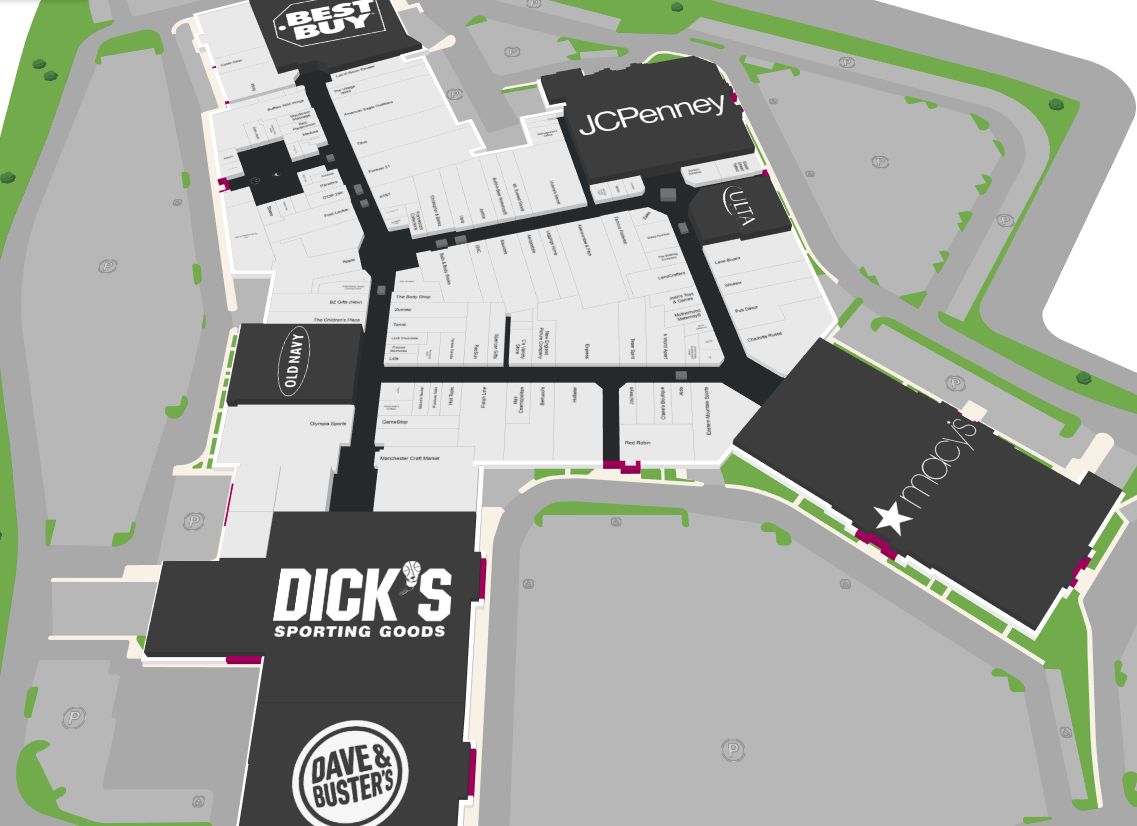 The Mall of New Hampshire (120 stores) shopping in Manchester, New Hampshire NH 03103 3220