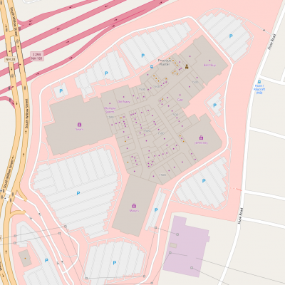 The Mall of New Hampshire plan - map of store locations