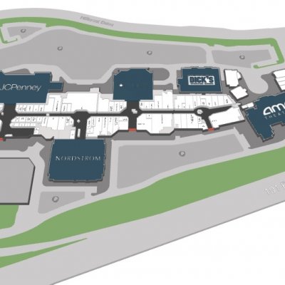 The Oaks Shopping Center plan - map of store locations