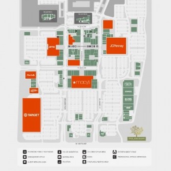 The Orchard Town Center plan - map of store locations