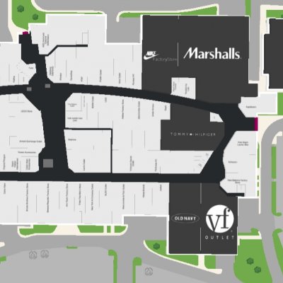 The Outlet Collection - Jersey Gardens plan