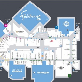 The Outlet Collection Seattle plan - map of store locations