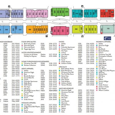 The Outlet Shoppes at Gettysburg plan