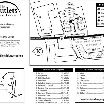 The Outlets at Lake George plan