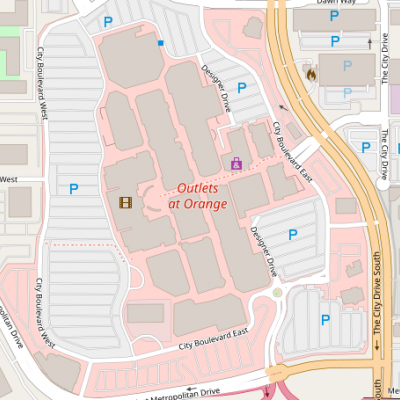 The Outlets at Orange plan