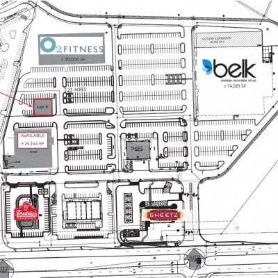 The Palladium plan - map of store locations