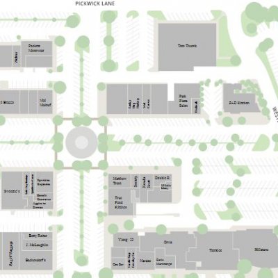 The Plaza At Preston Center plan - map of store locations