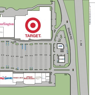 The Promenade at Brentwood plan - map of store locations