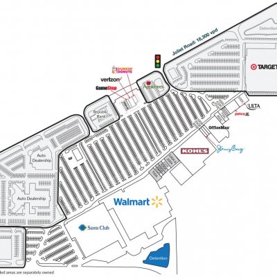 The Quarry plan - map of store locations