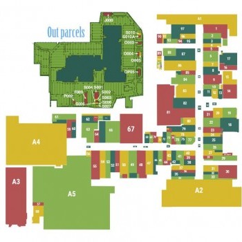Shoppes at Bel Air Mall plan - map of store locations