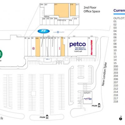 The Shoppes at Fox Run plan - map of store locations