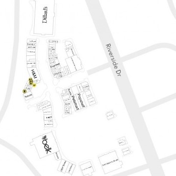 The Shoppes at River Crossing plan - map of store locations