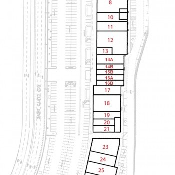 The Shoppes at Zion plan - map of store locations