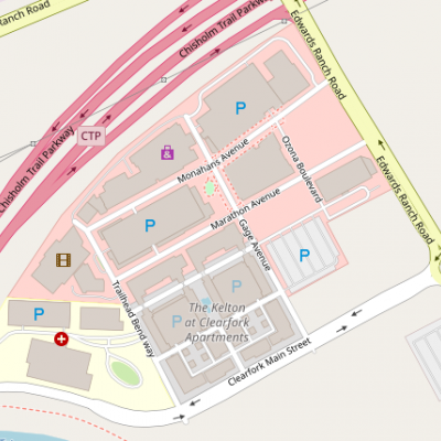 The Shops At Clearfork plan - map of store locations