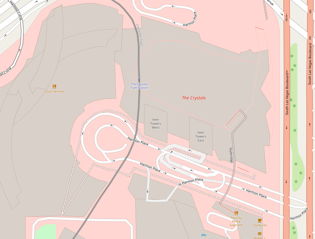 The Shops At Crystals (53 stores) shopping in Las Vegas, Nevada NV NV