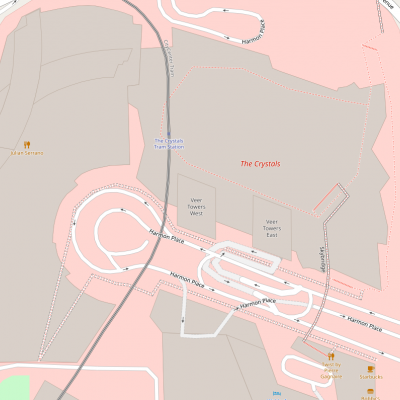 The Shops At Crystals plan - map of store locations