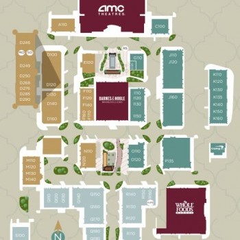 The Shops At Highland Village plan - map of store locations