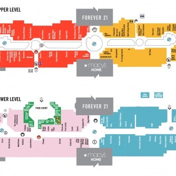 The Shops at Montebello plan - map of store locations