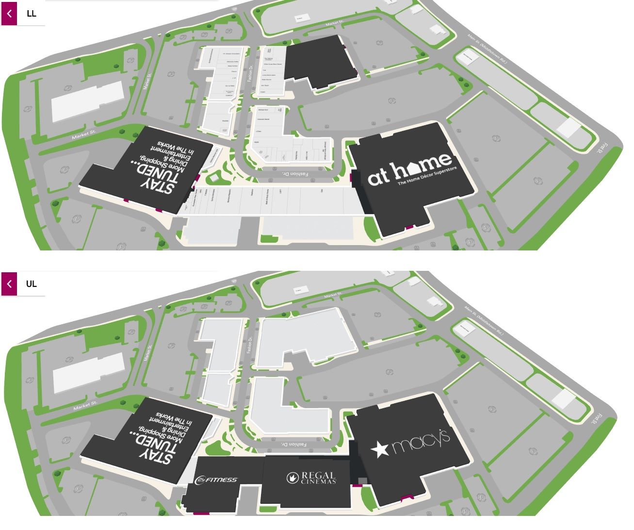 The Shops at Nanuet (61 stores) shopping in Nanuet, New York NY 10954